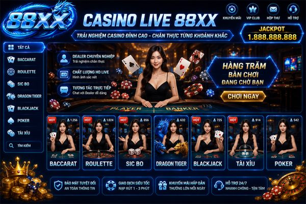 Sảnh live casino 88XX